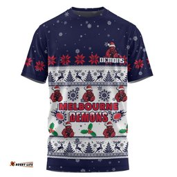 Melbourne T-Shirt Special Ugly Christmas Holiday Footy Fans