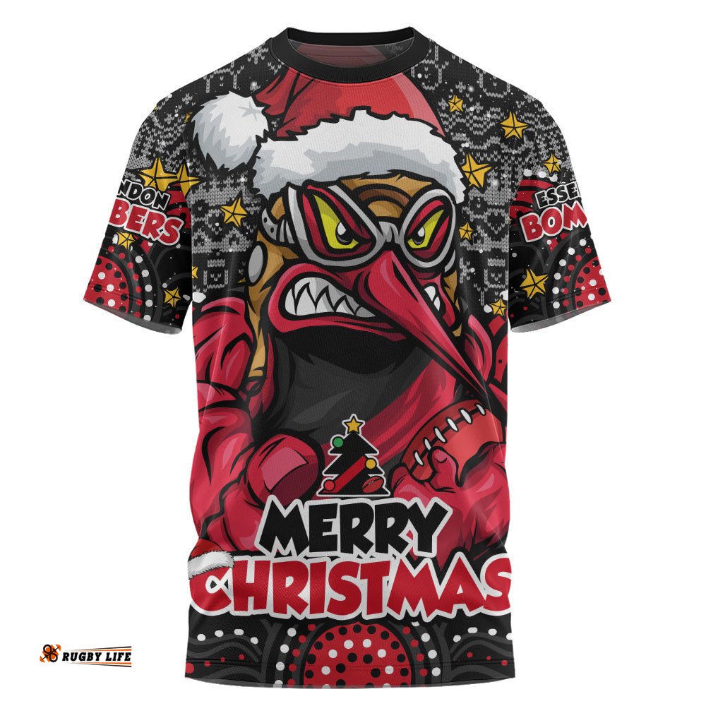 Essendon T-Shirt Ugly Christmas Knit Patterns Vintage Jersey