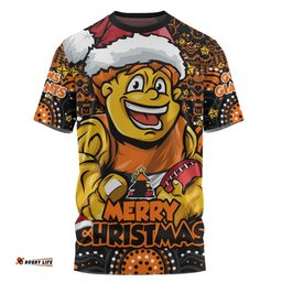 GWS GIANTS T-Shirt Ugly Christmas Knit Patterns Vintage Jersey