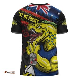 Parramatta Eels T-Shirt Anzac Remembrance Of The Fallen