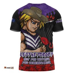 Fremantle T-Shirt ANZAC Day Not For Victory For Remembrance