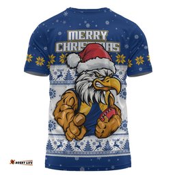 West Coast Eagles T-Shirt Special Ugly Christmas Holiday Footy Fans