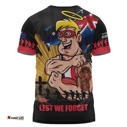 St Kilda T-Shirt ANZAC Day Honour And Football Legacy