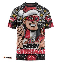 St Kilda T-Shirt Ugly Christmas Knit Patterns Vintage Jersey