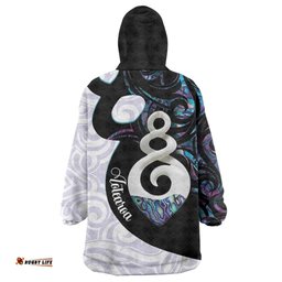 Aotearoa Pikorua Wearable Blanket Hoodie NZ Twist - Bond And Love LT14