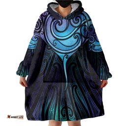 Aotearoa Maori Te Whai Rahi Wearable Blanket Hoodie Tala - Nowhere You Could Go That I Won't Be With You LT7