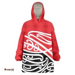 All Red New Zealand Kowhai Ngutukak Wearable Blanket Hoodie LT9