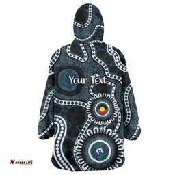 Carlton NAIDOC Week 2026 Personalised Wearable Blanket Hoodie 50 Years of Deadly Aboriginal Art LT14