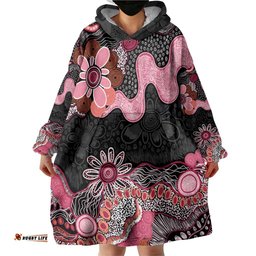Australia NAIDOC Week 2026 Wearable Blanket Hoodie Aboriginal Contemporary Art LT7