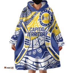 Australian Capital Territory Wearable Blanket Hoodie For The King The Law And The People LT9