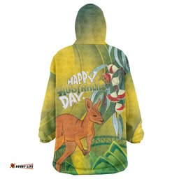 Australia Day Special Wearable Blanket Hoodie LT7