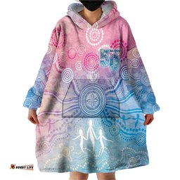Australia NAIDOC Week 2026 50 Years Deadly Wearable Blanket Hoodie Celestial Glows LT7