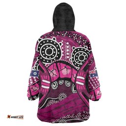 Australia Queensland Audax at Fidelis Wearable Blanket Hoodie LT9