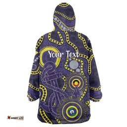 Dockers NAIDOC Week 2026 Personalised Wearable Blanket Hoodie 50 Years of Deadly Aboriginal Art LT14