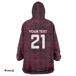 Pride of Burleigh Rugby Spirit Custom Wearable Blanket Hoodie Queensland Grand Final Edition 2025 LT9
