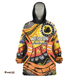 Western Australia Golden State Wearable Blanket Hoodie LT9