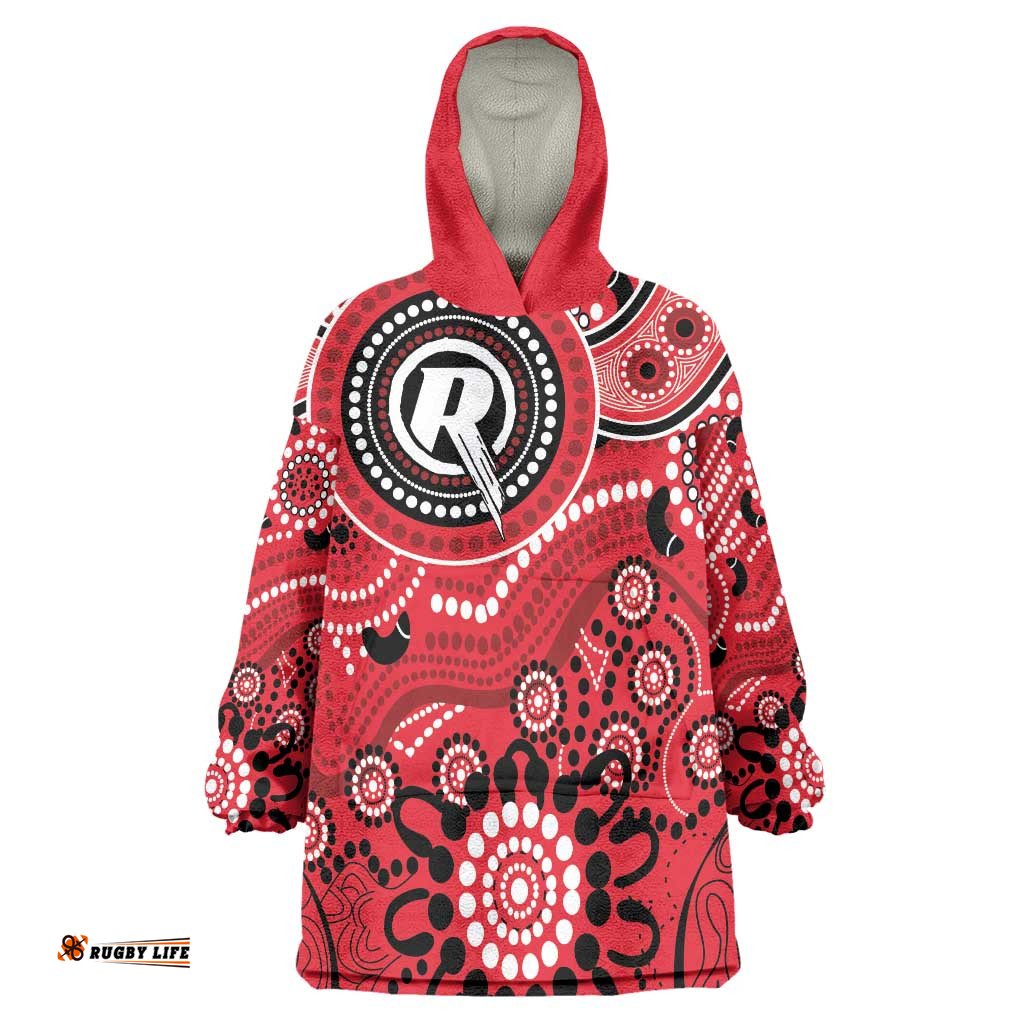 Renegades Cricket Custom Wearable Blanket Hoodie Australian Aboriginal LT9