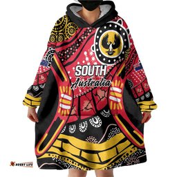 South Australia Festival State Wine State Wearable Blanket Hoodie LT9