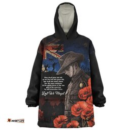 RugbyLife Australia Snug Hoodie Anzac Day Courage Sacrifice Eternal Honor