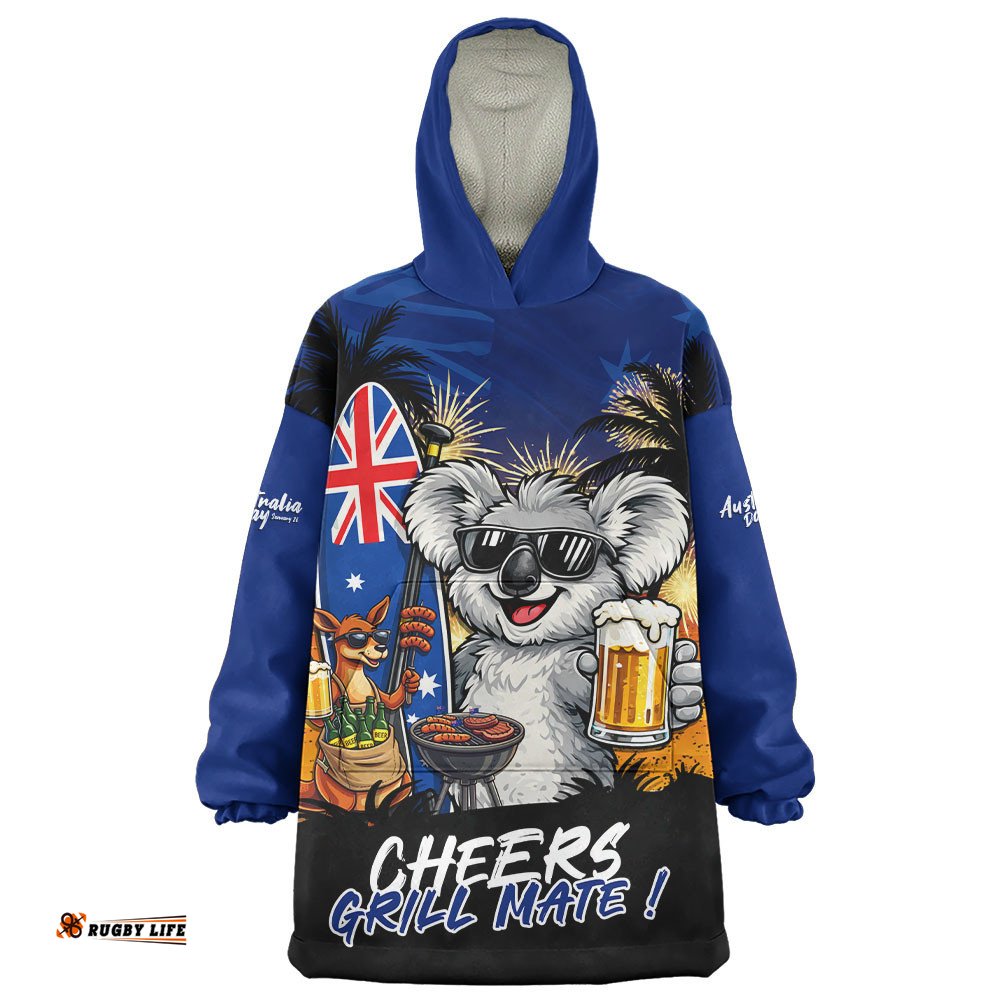 RugbyLife Australia Snug Hoodie Australia Day Coastal BBQ Beer Summer Vibes