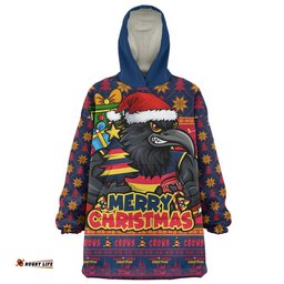 RugbyLife Adelaide Crows Snug Hoodie Festive Holiday Merry Christmas Vibe
