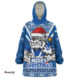 RugbyLife Canterbury-Bankstown Bulldogs Snug Hoodie Merry Christmas Festive Spirit Edition