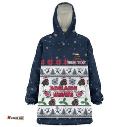 RugbyLife Adelaide Crows Snug Hoodie Special Ugly Christmas Holiday Footy Fans