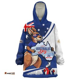 RugbyLife Australia Snug Hoodie Australia Day Aussie Kangaroo Pride Holiday