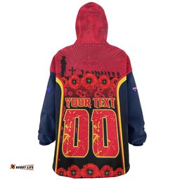 RugbyLife Adelaide Crows Snug Hoodie Lest We Forget In Eternal Honor And Duty