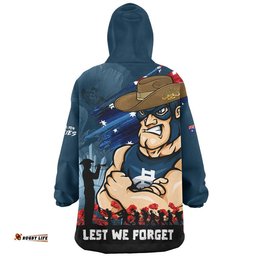RugbyLife Carlton Snug Hoodie ANZAC Inspired Football Fan Memorial Design
