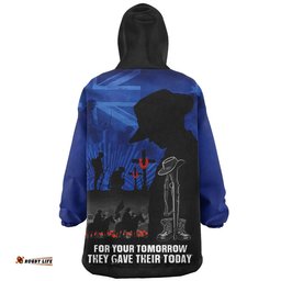 RugbyLife Australia Snug Hoodie Anzac Day United In Spirit For Those Served All Remember