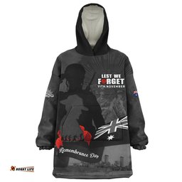 RugbyLife Australia Snug Hoodie Remembrance Day 11th November Tribute Edition