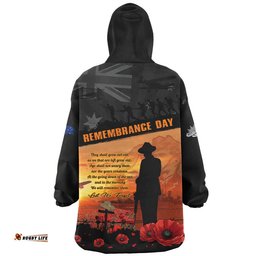 RugbyLife Australia Snug Hoodie Remembrance Day Australia Honour The Fallen
