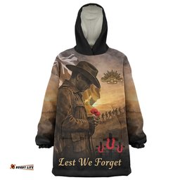 RugbyLife Australia Snug Hoodie Anzac Day At Dawn We Remember