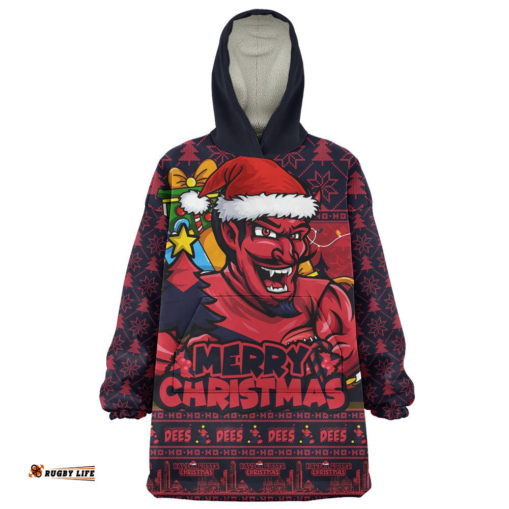 RugbyLife Melbourne Snug Hoodie Festive Holiday Merry Christmas Vibe