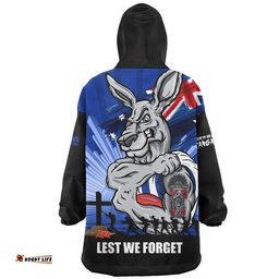 RugbyLife North Melbourne Snug Hoodie ANZAC Day Honour And Football Legacy