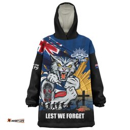 RugbyLife Geelong Cats Snug Hoodie ANZAC Day Honour And Football Legacy