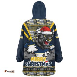 RugbyLife North Queensland Cowboys Snug Hoodie Merry Christmas Festive Spirit Edition