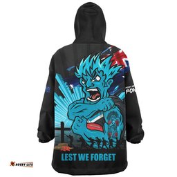 RugbyLife Port Adelaide Snug Hoodie ANZAC Day Honour And Football Legacy