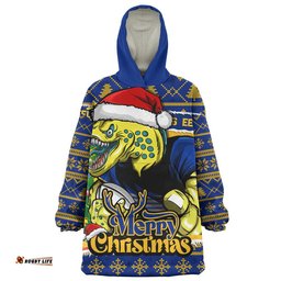 RugbyLife Parramatta Eels Snug Hoodie Merry Christmas Game Day Knit Style Team Edition