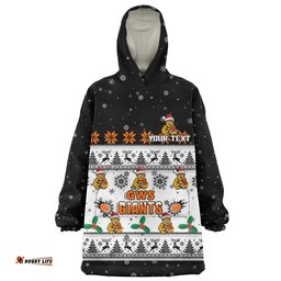RugbyLife GWS GIANTS Snug Hoodie Special Ugly Christmas Holiday Footy Fans