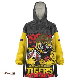RugbyLife Richmond Snug Hoodie Lest We Forget In Eternal Honor And Duty