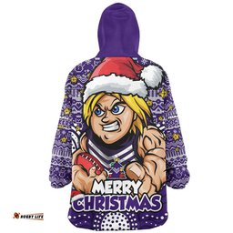 RugbyLife Fremantle Snug Hoodie Ugly Christmas Knit Patterns Vintage Jersey