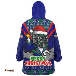 RugbyLife New Zealand Warriors Snug Hoodie Merry Christmas Festive Spirit Edition