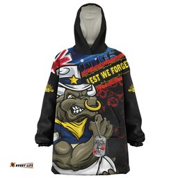 RugbyLife North Queensland Cowboys Snug Hoodie Anzac Remembrance Of The Fallen