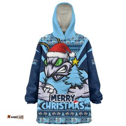 RugbyLife New South Wales Blues Snug Hoodie Merry Christmas Festive Spirit Edition