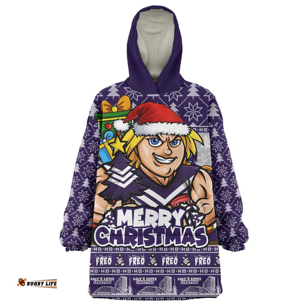 RugbyLife Fremantle Snug Hoodie Festive Holiday Merry Christmas Vibe