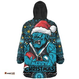 RugbyLife Port Adelaide Snug Hoodie Ugly Christmas Knit Patterns Vintage Jersey