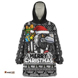 RugbyLife Collingwood Snug Hoodie Festive Holiday Merry Christmas Vibe