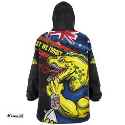 RugbyLife Parramatta Eels Snug Hoodie Anzac Remembrance Of The Fallen